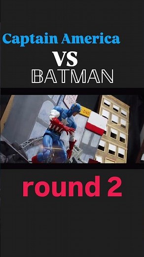 Captain America VS BATMAN stop motion #stopmotion #コマ撮り #ストップモーション #actionfigures