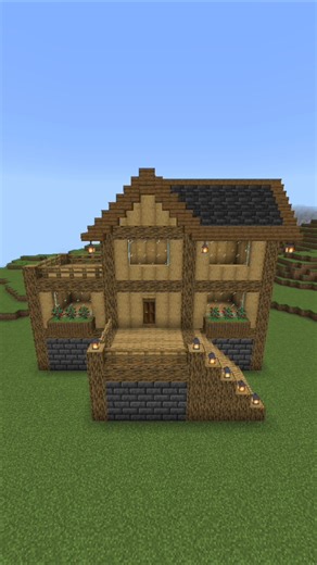 Pro Multi-Level Base In Minecraft Timelapse #minecraft #shorts #asmr