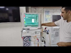 B.Braun MODEL (Dialog IQ) Dialysis Machine .HD Priming Setup.