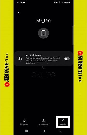 Supprimer un Périphérique Bluetooth sur Samsung Galaxy Facilement