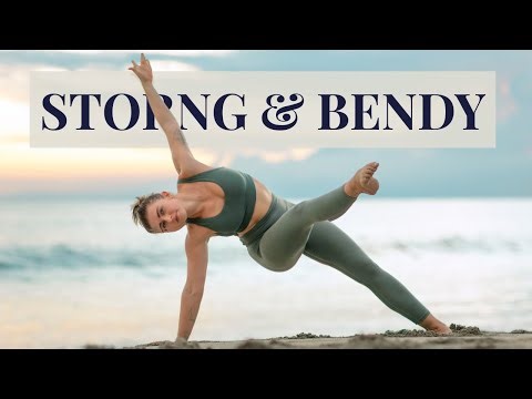 40-Min Strong & Bendy Yoga | Core Strength, Hamstring Flexibility & Twists