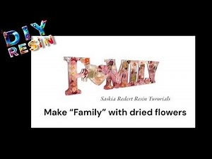 Resin Art for Beginners | DIY Epoxy Mold with Dried Flowers (Easy Step-by-Step Tutorial)