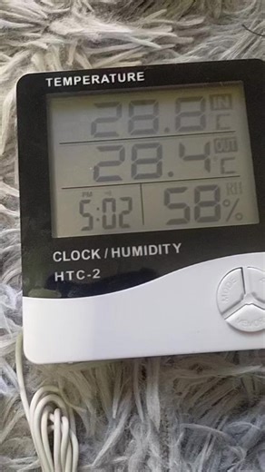 Thermometer Hygrometer Electronic Clock Humidity. #digitalclock #thermometer#humidity