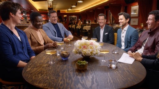 Callum Turner, Clive Owen, David Oyelowo, Jon Hamm, Matt Bomer and Nicholas Galitzine at the THR Drama Actor Roundtable | Off Script With The Hollywood Reporter