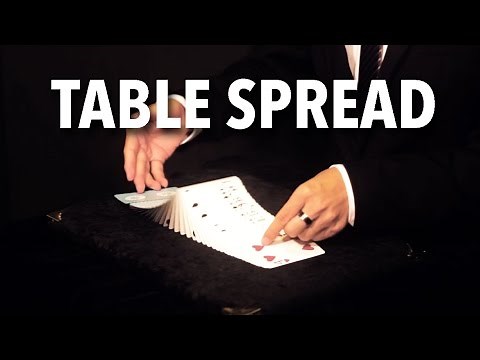 Cardistry for Beginners: Spreads - Table Spread Tutorial