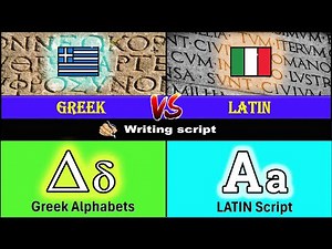 Greek Vs Latin : Language Comparison