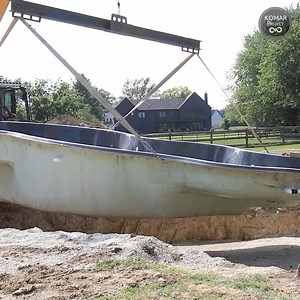 208M views · 274K reactions | Installing a POOL | komarproject | Facebook