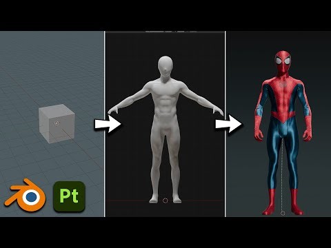 Modeling Spider-Man | Full Workflow