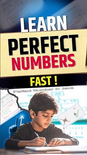 What Is a Perfect Number? 🤯 | Easy Math Trick Explained! #viral #shorts #fypシ #maths