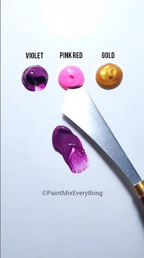 Violet, Blush & Gold: The Ultimate Royal Color Rush 👑 #shorts #colormixing #satisfying