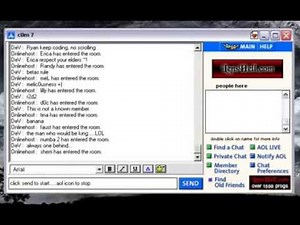 AOL Chatroom c0m7