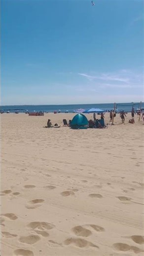 Summer Day at Coney Island Beach!! 🦋🦋#2025 #summer #beach #nyc #shorts #fyp #sun #trending #fun