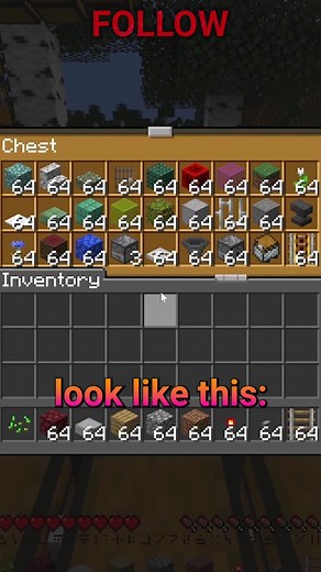 If your chests look like this then this storage system is for you! Its super easy to build and cheap and beginner friendly, it lets you store infinite items. It also works in both minecraft java edition and minecraft bedrock edition! #minecraft #minecraftbedrock #minecraftbedrockedition #mc #mcbedrock #mcbedrockedition #bedrock #bedrockedition #minecraftjava #minecraftjavaedition #mcjava #mcjavaedition #java #javaedition #minecrafttutorial #minecrafttutorials #tutorial #tutorials #minecraftbuild