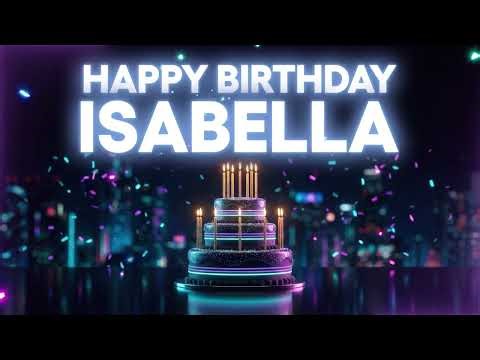 Happy Birthday Isabella Song 🎂 Upbeat Party Version! 🎷