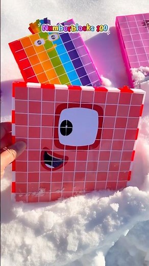 Numberblocks 10-100 are Buried In The Snow