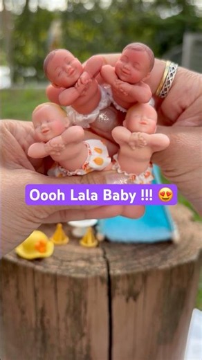Cuteness baby dolls 😍 My mini baby | mini silicone reborn baby #zurutoys #lovelysdolls