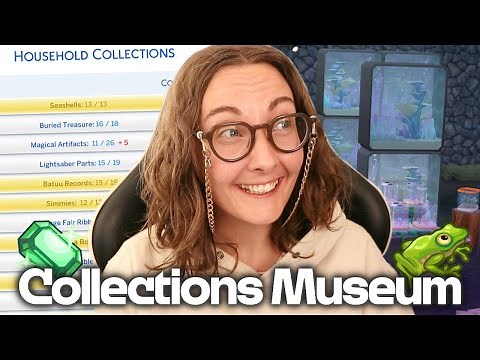 I built a museum to hold every collection in The Sims 4
