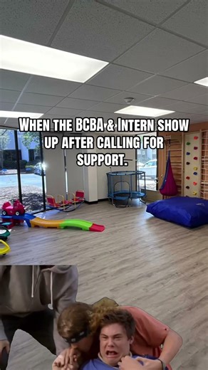 “BT: ‘I just needed help real quick…’BCBA & intern: say less” 💀