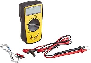 Sperry Instruments DM6250 Digital Multimeter, 7 Function AC/DC V, Resistance, Continuity, 19 Auto Range