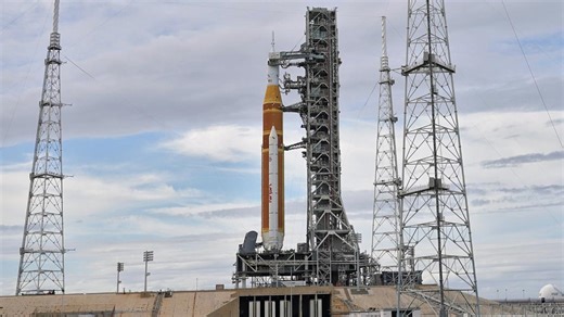 NASA begins a practice countdown for its first moonshot with astronauts in more than 50 years