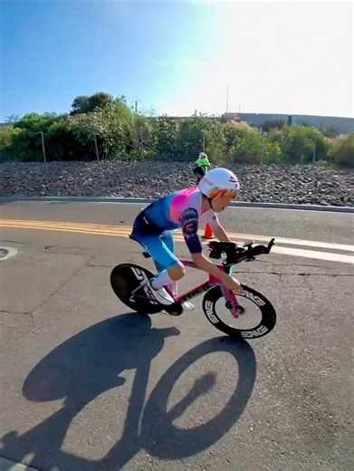 Sam long Oceanside on his beautiful Trek Speed Concept. #triathlon #ironmanoc #ironman #sports #trek