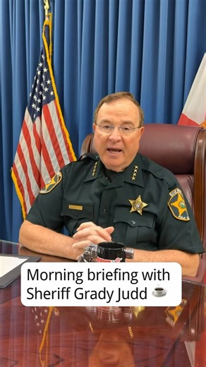 New Year’s Eve reminder: no dog cussing, no slapping, no felony charges. No time for explanations today. Stay safe, or you might ring in the new year at our bed and breakfast 🥞 Thank you Shoot Straight for the super cool cup! #PCSO #GradyJudd #MorningBriefing | Polk County Sheriff's Office