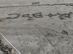 Largest Pythagorean Theorem Written On Sand