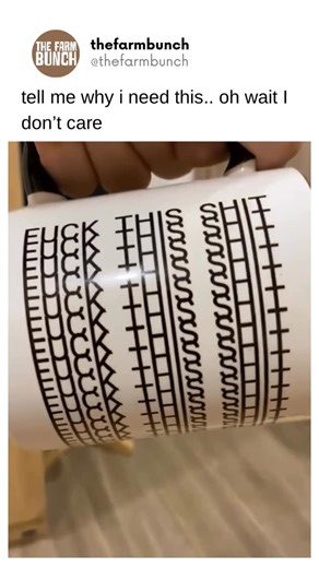 THE FARM BUNCH on Instagram: "✨POV: You’re sipping your totally HR-appropriate morning coffee ☕️, nodding along in the Monday meeting like, “Yes, Karen, fascinating point about the Q3 report.” But little does Karen know… your mug is secretly screaming **FCK THIS SHT**. 😈 Introducing the Hidden Words Mug—the ultimate corporate rebellion disguised as a tasteful ceramic vessel. It’s like if Target’s $5 clearance aisle and your intrusive thoughts had a baby. Perfect for surviving back-to-back Zoom 