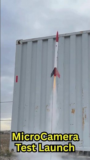 Watch micro camera footage from rocket at 5500 feet #shorts #rocketlaunch #pov