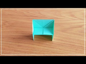 HOW TO: PAPER BENCH | EASY ORIGAMI