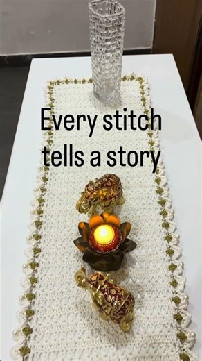 Handmade crochet mats that turn a simple table into a cozy, elegant space