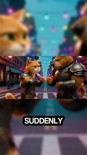 Cat Dog From Enemies to Heroes 🐱🐶💥😂 #FunnyStory #EpicBattle #CatAndDog #AIAnimation #Shorts #Comedy