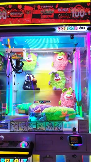 Colorful Plush Claw Machine
