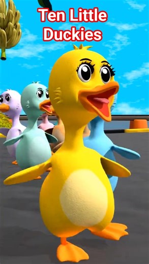 Ten Little Duckies - One to Ten Ducks Song - Super Simple Songs