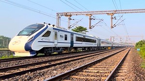 115K views · 8.8K reactions | First Trial Run Howrah - Puri Vande Bharat Express 130 Kmph Furious Moving Towards KGP | Indian life lines | Facebook
