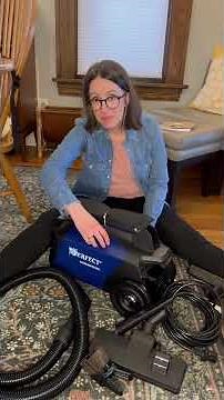 Perfect Lightweight Commercial Canister Vacuum! #cleantok #cleanwithme #housecleaning #cleaningasmr