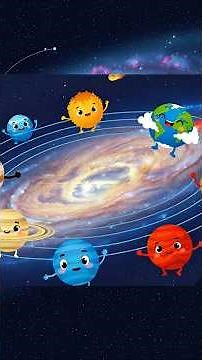 🪐 Learn the 8 Planets With a Cute Song! | Solar System for Kids 🌞 | YouTube Shorts 🎶| Boy 1