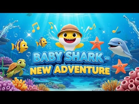 Baby Shark – New Adventure Version 🎵 | Fun Ocean Song for Kids | Kids Songs & Nursery Rhymes