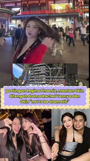 bebas Drama, Regina Phoenix mantan okin posting ini ditengah ribut Rachel Vennya dan Niko