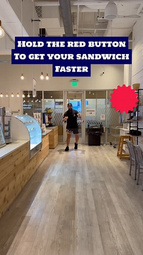 Soda Bar now offers a variety of different sandwiches plus a soup of the day…oh and don’t forget the cookies and ice cream for dessert! Hold that button to watch me bring you your food faster 😂😂 | The Soda Bar