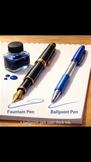 Fountain pen vs Ballpoint pen – Which one is better?