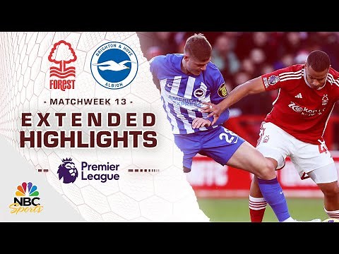 Nottingham Forest v. Brighton | PREMIER LEAGUE HIGHLIGHTS | 11/25/2023 | NBC Sports