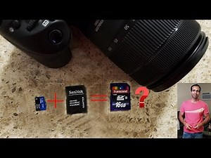 Is it possible to use MicroSD Card with an Adapter in DSLR?