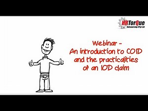 Webinar - An introduction to COID and the practicalities of an IOD claim