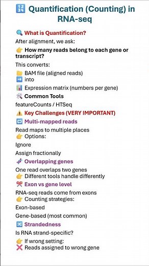 RNA-seq Quantification Explained | From Reads to Expression Matrix