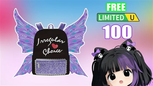【售罄】IC紫色翅膀背包【Irregular Choice Purple Winged Backpack】roblox免费UGC