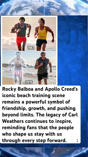 Rocky And Apollo’s Legacy Lives On#Rocky#ApolloCreed#CarlWeathers#SylvesterStallone#MovieLegend