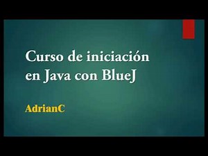01 Presentación - Curso de iniciación en java con blueJ