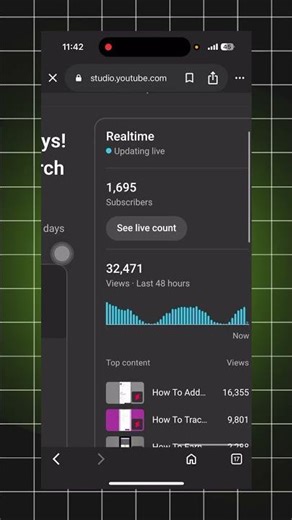 How To See Live counts in youtube studio || live subscribers count in youtube || live views kaise