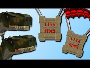 DINOSAURIER in KISTEN mit FALLSCHIRM!! (Minecraft Air Support Mod)